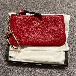NWT Gucci Keychain Zip Wallet
